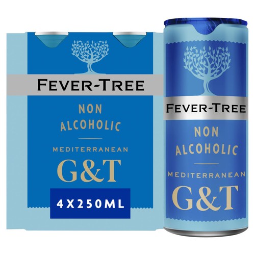 Fever-Tree Non Alc Mediterranean Gin&Tonic 4X250Ml