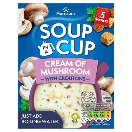 Morrisons Mushroom Cup Soup 