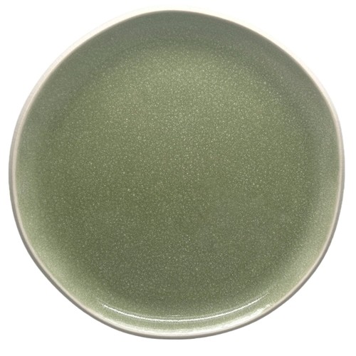 Nutmeg Home Two Tone Reactive Glaze Dinner Plate