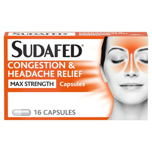 Sudafed Headcold Max Strength