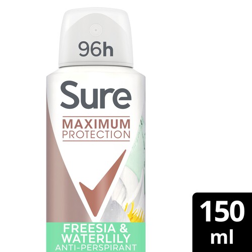 Sure Women Antiperspirant Deodorant Aerosol Max Pro Freesia