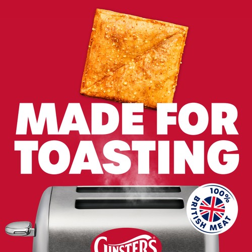 Ginsters Smoked Ham And Cheddar Pastry Toastie 130g