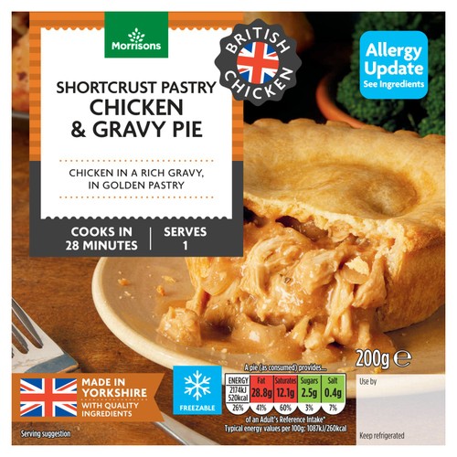 Morrisons Chicken & Gravy Pie