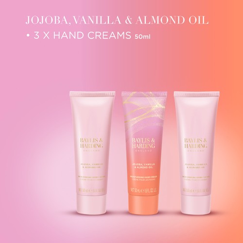Baylis & Harding Jojoba, Vanilla & Almond Oil Luxury Hand Creams Gift Set