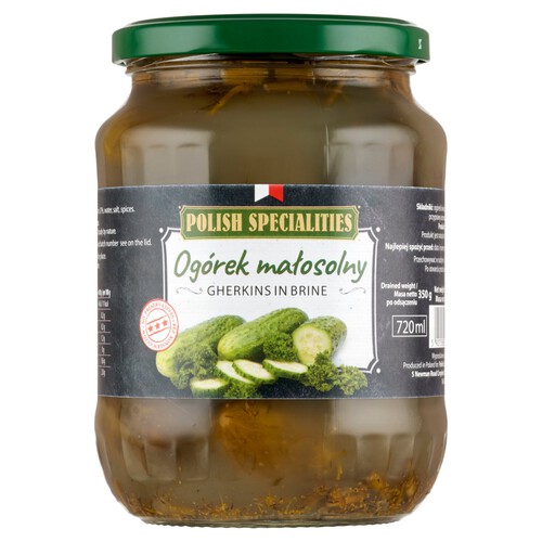 Gherkins In Brine Malosolne