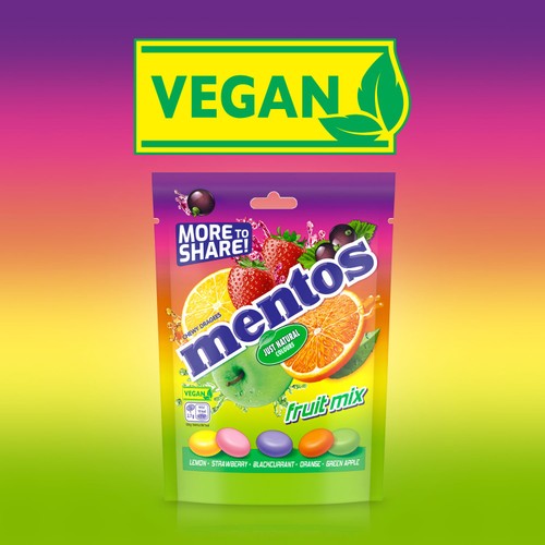 Mentos Fruit Bag 160g