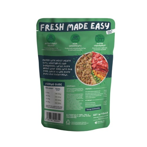 Wilsons Luscious Lamb Fresh Dog Food Pouch 