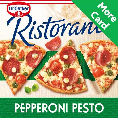 Dr. Oetker Ristorante Pepperoni, Mozzarella & Pesto Pizza