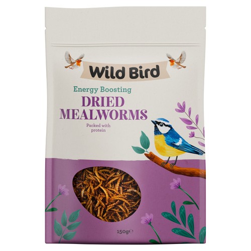 Wild Bird Dried Mealworms 150g