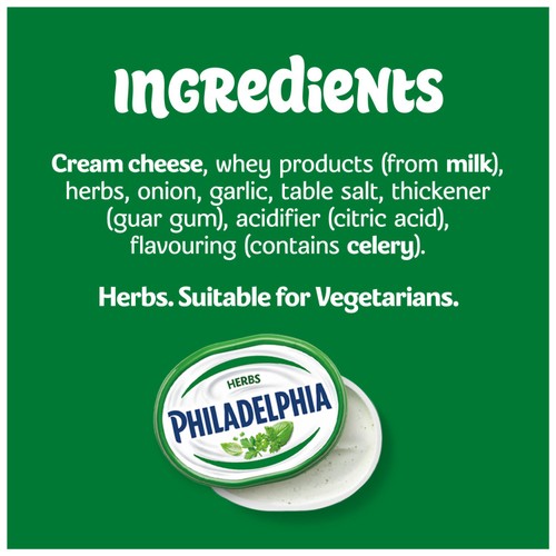 Philadelphia Garlic & Herbs Soft Cheese Family Pack