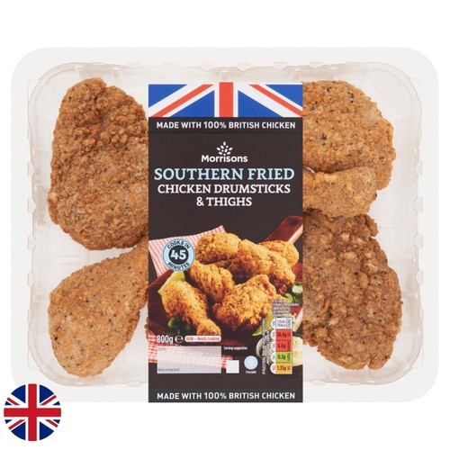 Morrisons British Southern Fried Chicken Portions 800g
