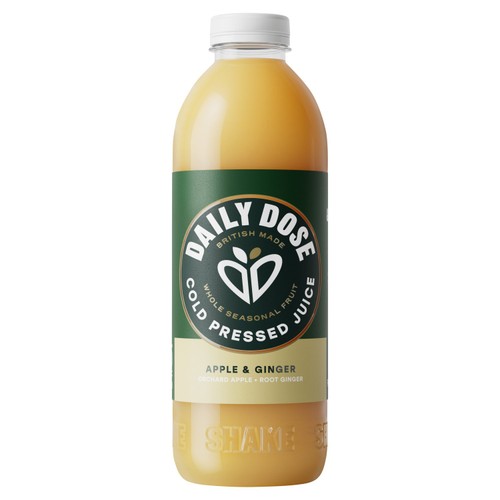 Daily Dose Apple & Ginger Cold Pressed Juice 900Ml