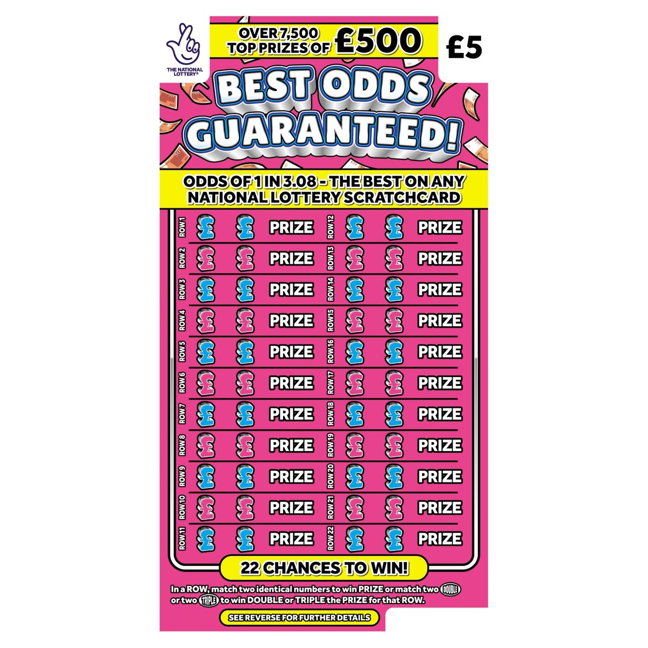 Best Odds Guaranteed! Scratch Card