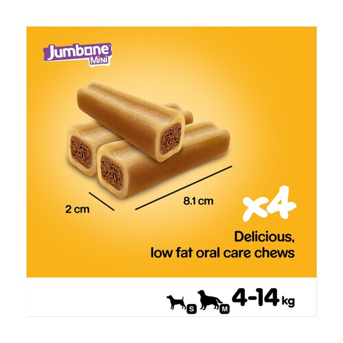 Pedigree Jumbone Mini Adult Small Dog Treats Beef Poultry 4 Chews Morrisons Online Groceries Offers