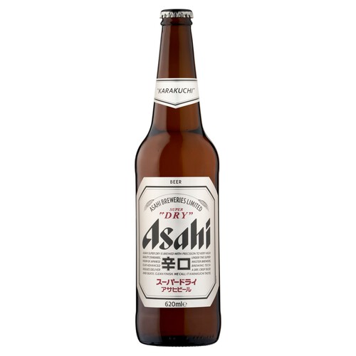 Asahi Super Dry Lager Beer Bottle