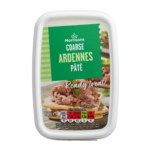 Morrisons Coarse Ardennes Pate Tub