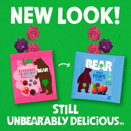 BEAR Paws Raspberry & Blueberry