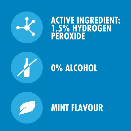 Colgate Peroxyl Medicated Mouthwash Alcohol Free