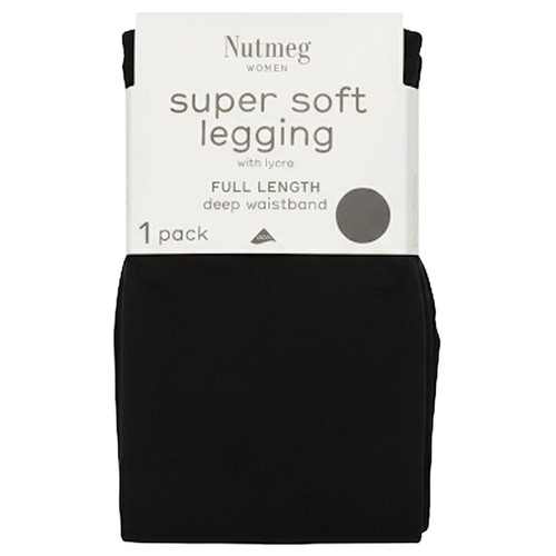 Nutmeg Size 24 Super Soft Black Leggings 