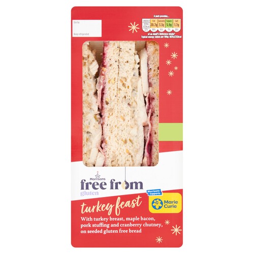 Morrisons Free From Gluten Turkey Feast Sandwich