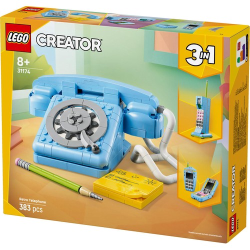 LEGO Creator 3in1 Retro Telephone Building Toy 31174
