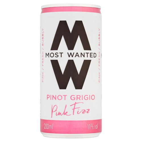 Most Wanted Pinot Grigio Pink Fizz Can