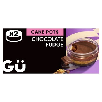 Gu Chocolate Fudge Cake Pots 2 x 68g - Morrisons Online Groceries & Offers