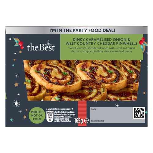 Morrisons The Best Cheese & Caramelised Onion Pinwheel 165G