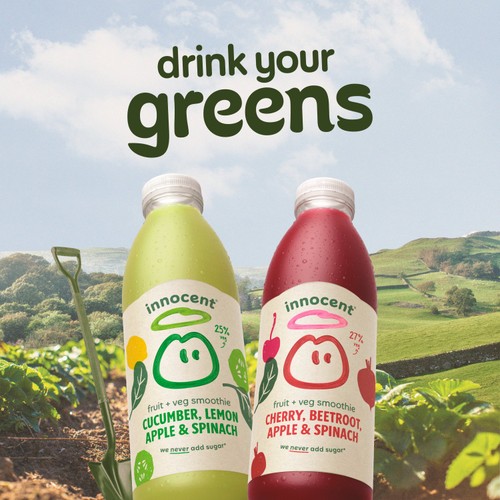 Innocent Cucumber, Lemon, Apple & Spinach Smoothie 750ml