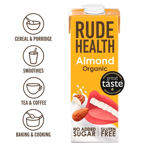 Rude Health Organic Almond Drink 1L