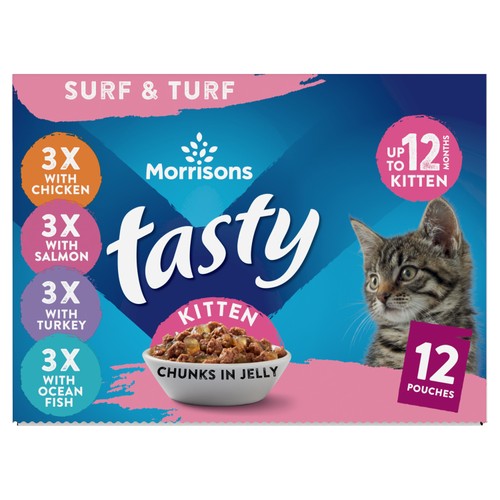Morrisons complete kitten selection in jelly