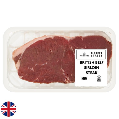Morrisons British Prime Sirloin Steak 300g