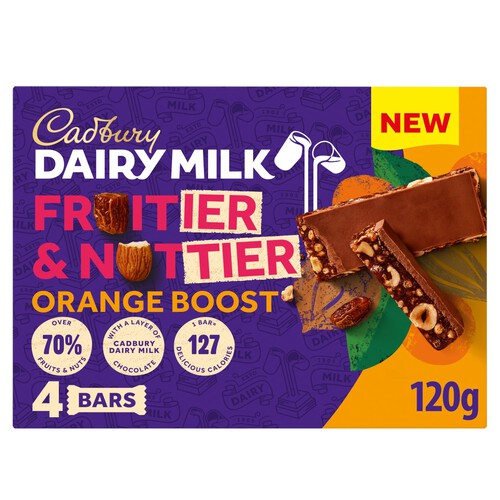 Cadbury Fruitier & Nuttier Orange Bar