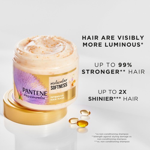 Pantene Silky & Glowing Hair Rescue Mask   300ml