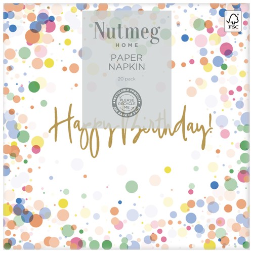 Nutmeg home bubbles napkins