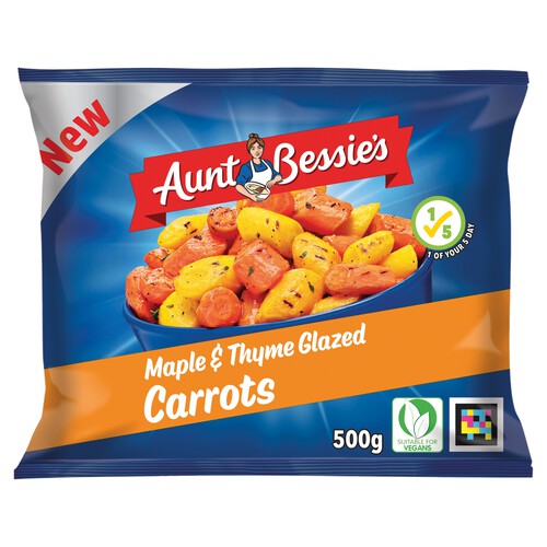 Aunt Bessie's Maple & Thyme Glazed Carrots 