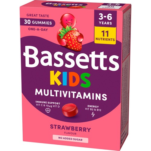 Bassetts 3-6 Multivitamin Strawberry 