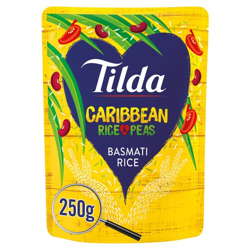 Tilda Microwave Caribbean Rice and Peas Basmati