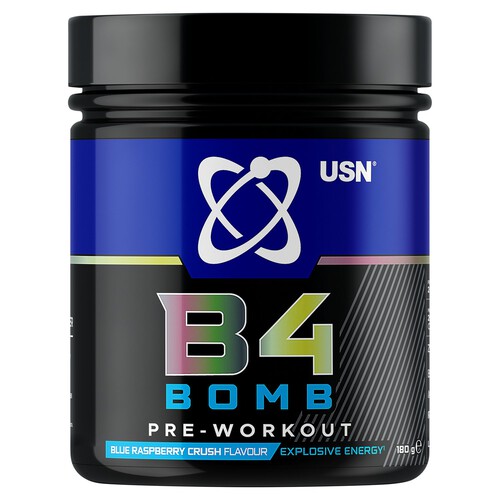 USN B4 Bomb Pre-Workout Blue Raspberry Crush Flavour