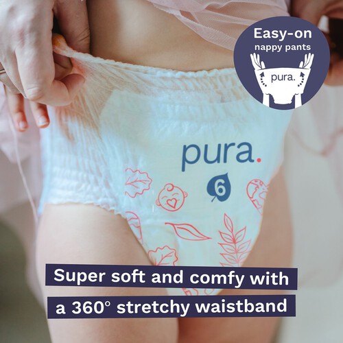 Pura Soft Comfort Nappy Pants Size 5 (20 pack)