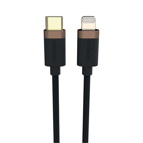 Duracell 1M USB-C To Lightning Braided Cable USB9012A