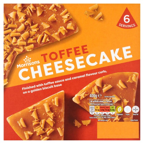 Morrisons Toffee Cheesecake