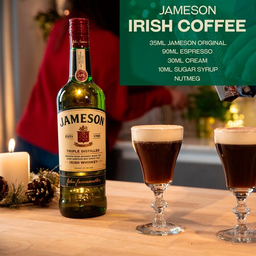 Jameson Triple Distilled Blended Irish Whiskey 