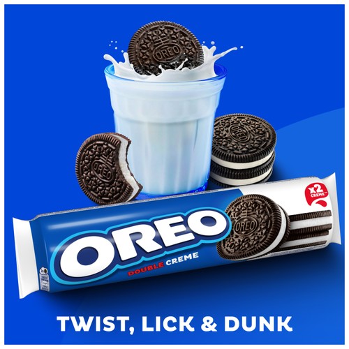 OREO Double Creme Vanilla Sandwich Cookies Pack