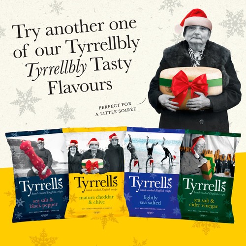 Tyrrells Mature Cheddar & Chive Sharing Crisps 