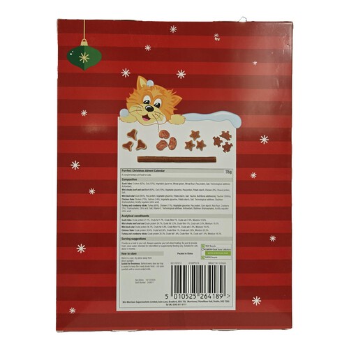 Morrisons Purrfect Christmas Meaty Cat Treat Advent Calendar