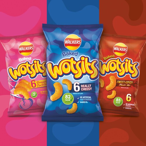 Walkers Wotsits Really Cheesy Multipack Snacks Crisps