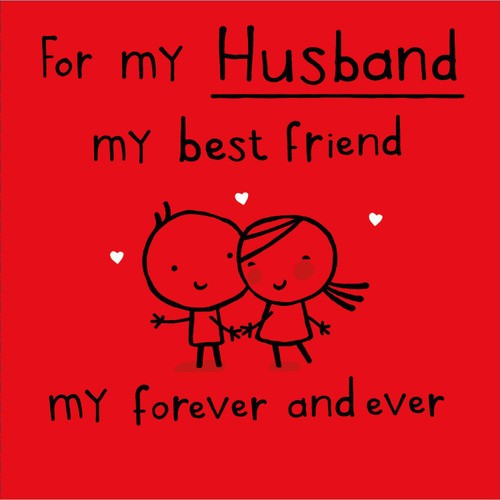 For My Husband & Best Friend Valentine's Day Card