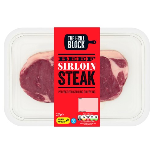 The Grill Block Beef Sirloin Steak 227g