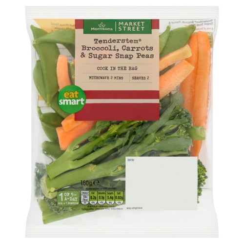 Morrisons Tenderstem Broccoli, Carrot And Sugarsnaps 160g